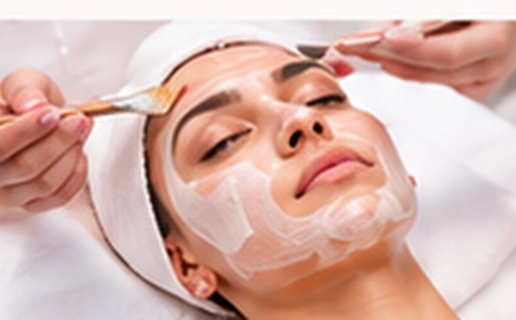 Professional facial treatment